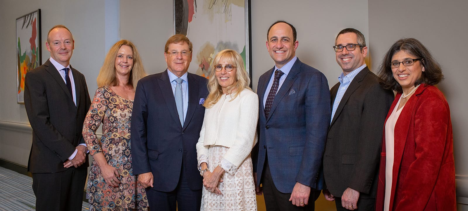 <p>Bruce and Cynthia Sherman with the 2018 Selection Committee</p>
