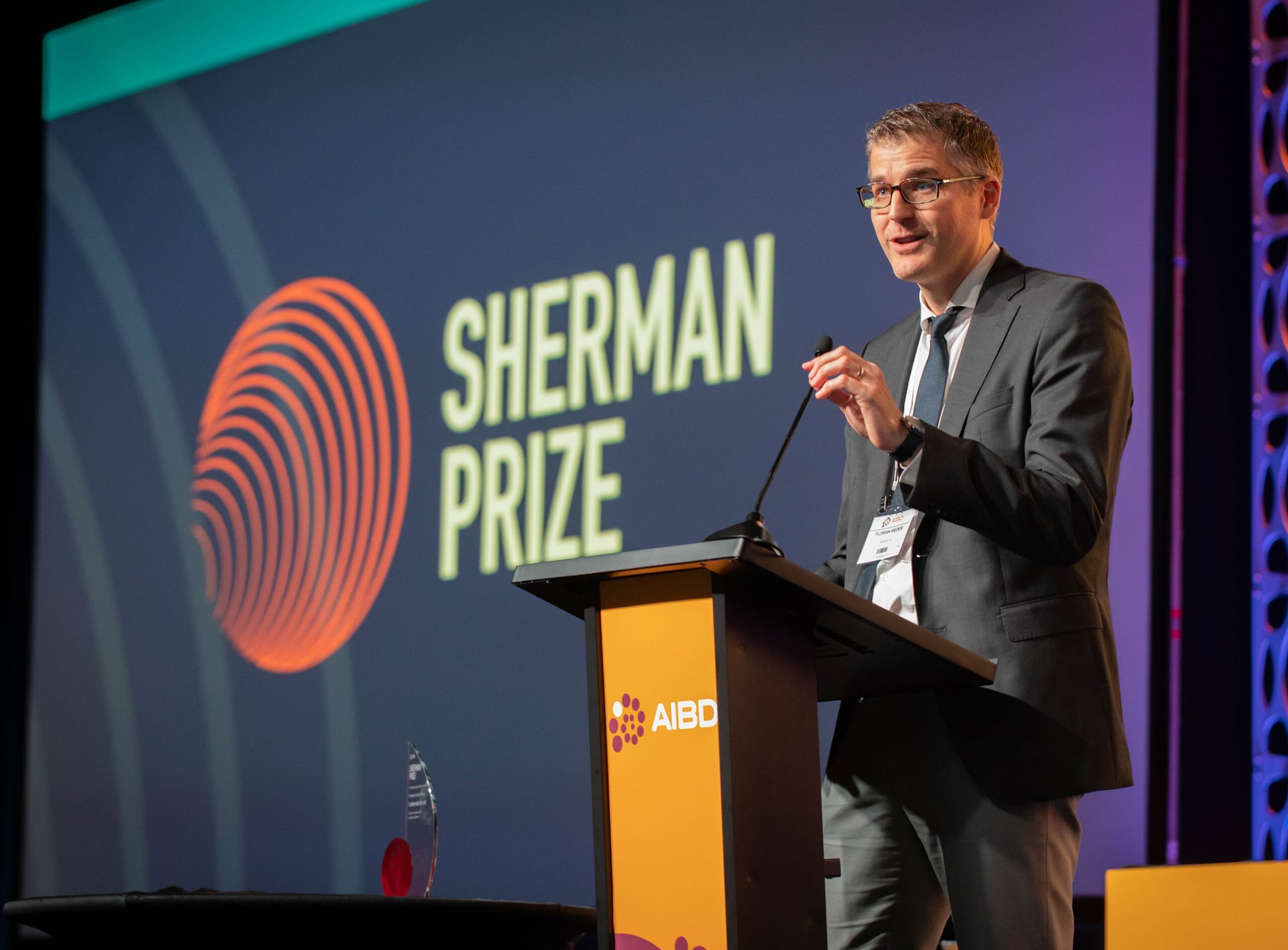 <p>2019 Sherman Emerging Leader Prize Recipient: Dr. Florian Rieder</p>
